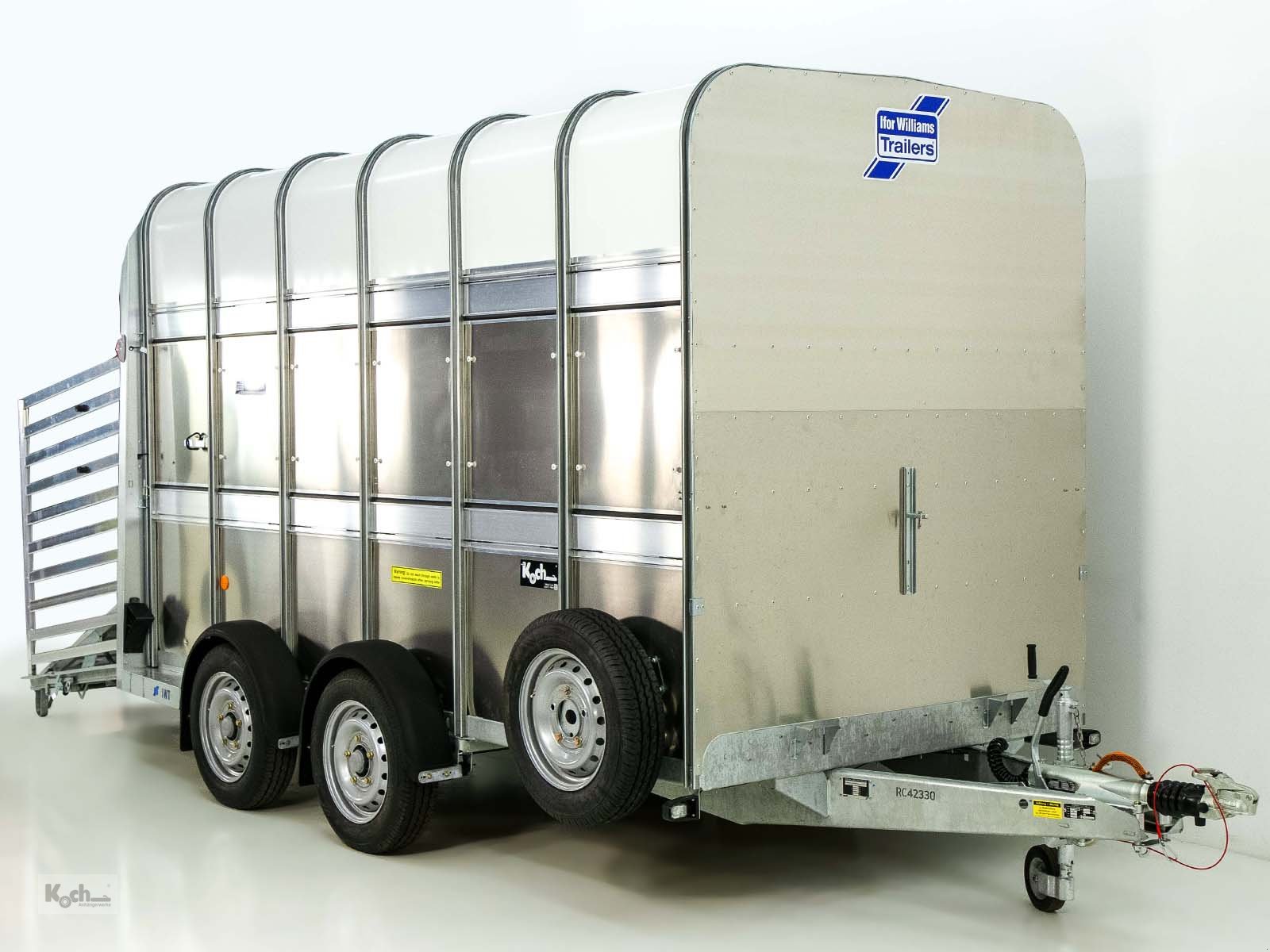 Anhänger typu Ifor Williams Viehanhänger TA510 12x7 178x372 Höhe:213 3,5t|Doppelstock (Vi11651846Iw), Neumaschine v Winsen (Luhe) (Obrázek 8)